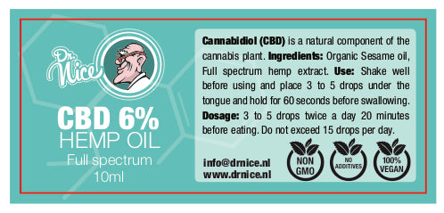 CBD Oil Tinctures (6%)