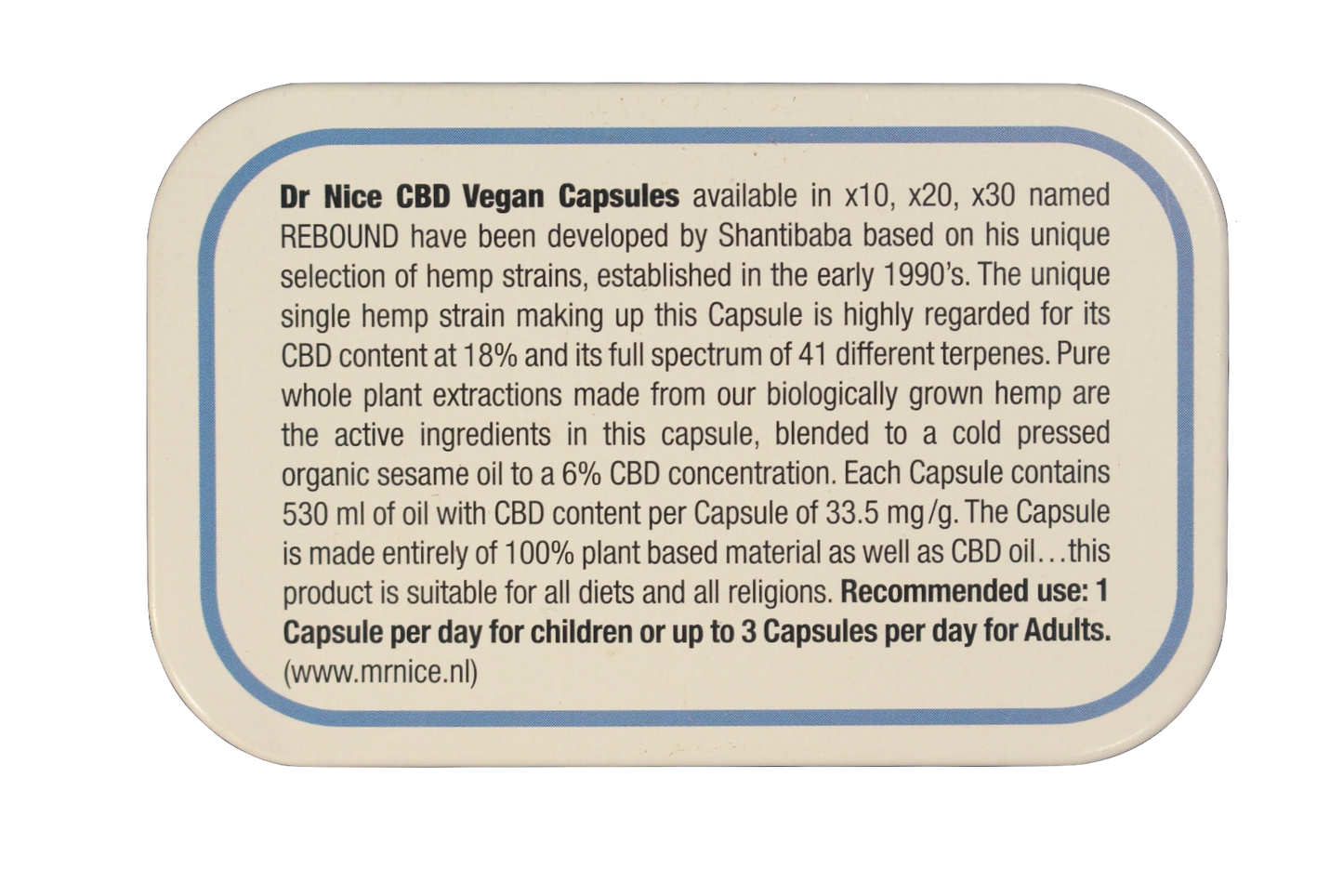 Dr. Nice CBD vegan capsules