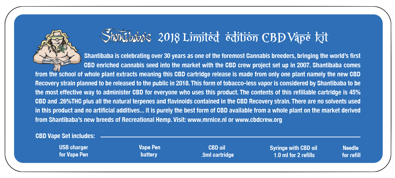 Shantibaba CBD Vape Kit