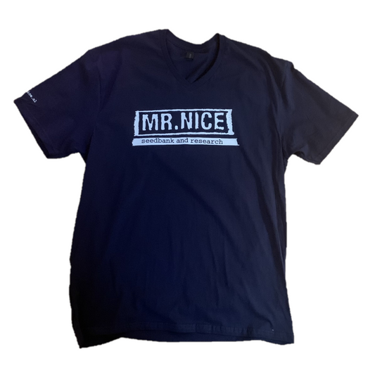 Mr Nice T-Shirt - Navy Blue