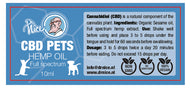 CBD Oil Tinctures (Pets)