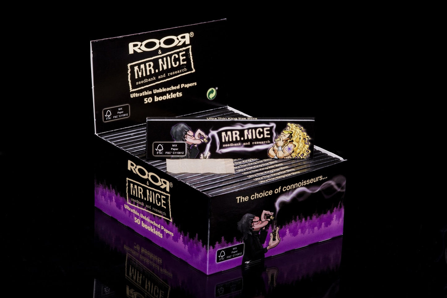 ROOR & Mr. Nice Rolling Papers (full box)